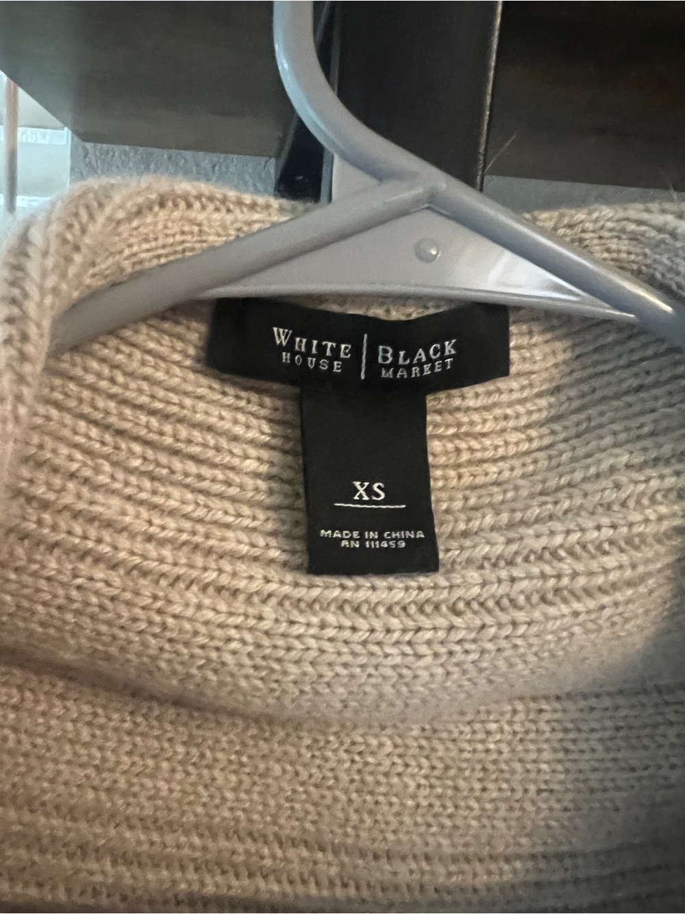 White House Black Market Women's Sweater in Light Beige